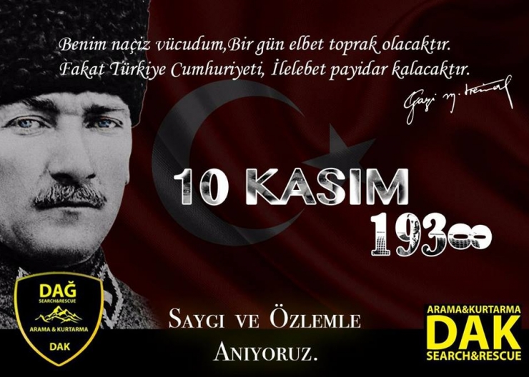 Ulu Önder Atatürk’ü Anıyoruz